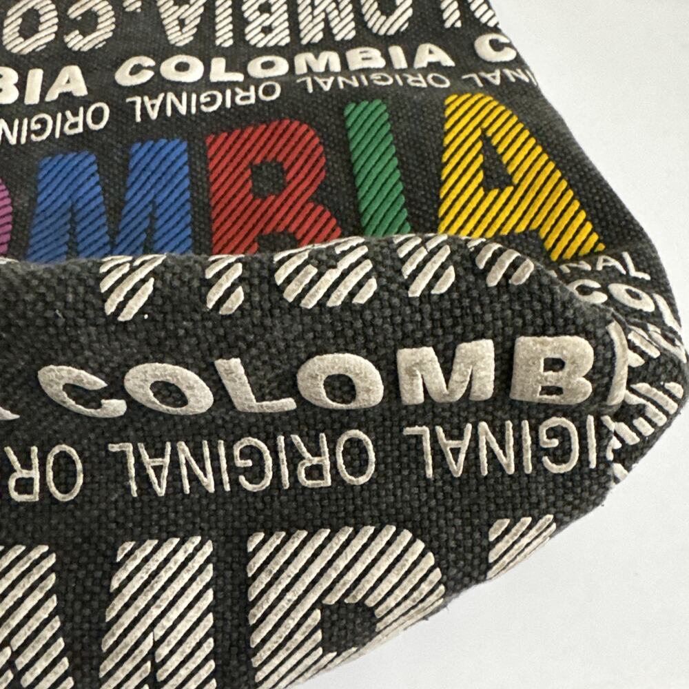 Rare Robin Ruth Bag Original Columbia Black Bag With Colorful Columbia - Picture 7 of 16